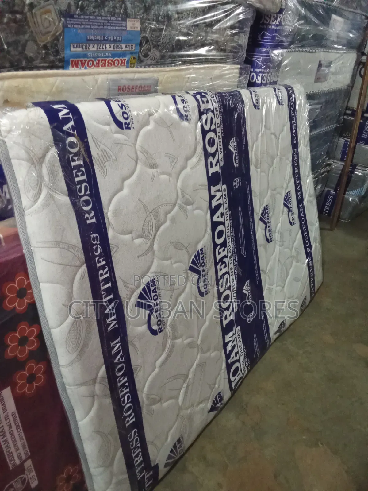 Rose Foam 5 by 6 Mattress Topper
