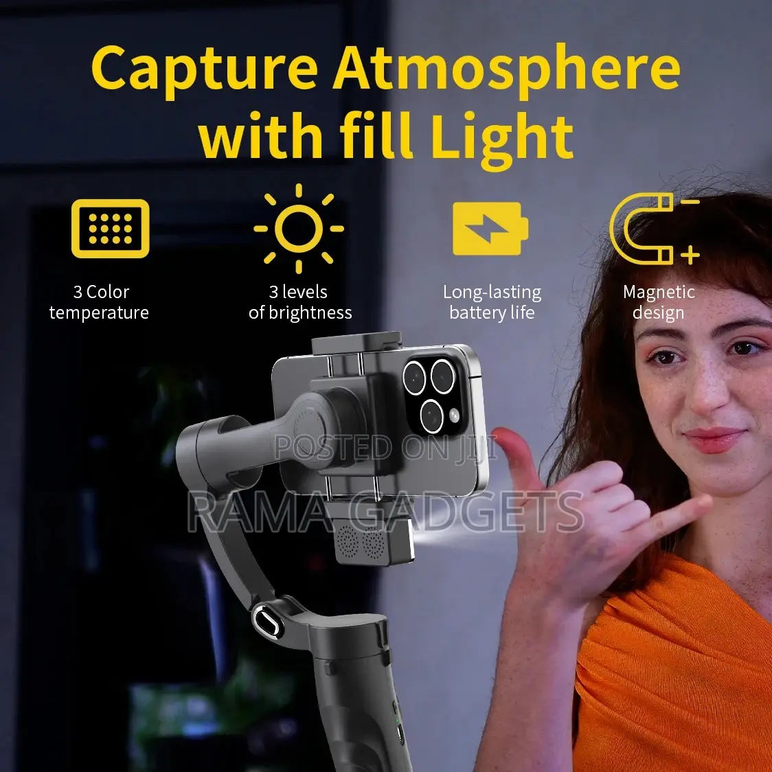 Smart Xe 3-Axis Smartphone Gimbal Stabilizer,