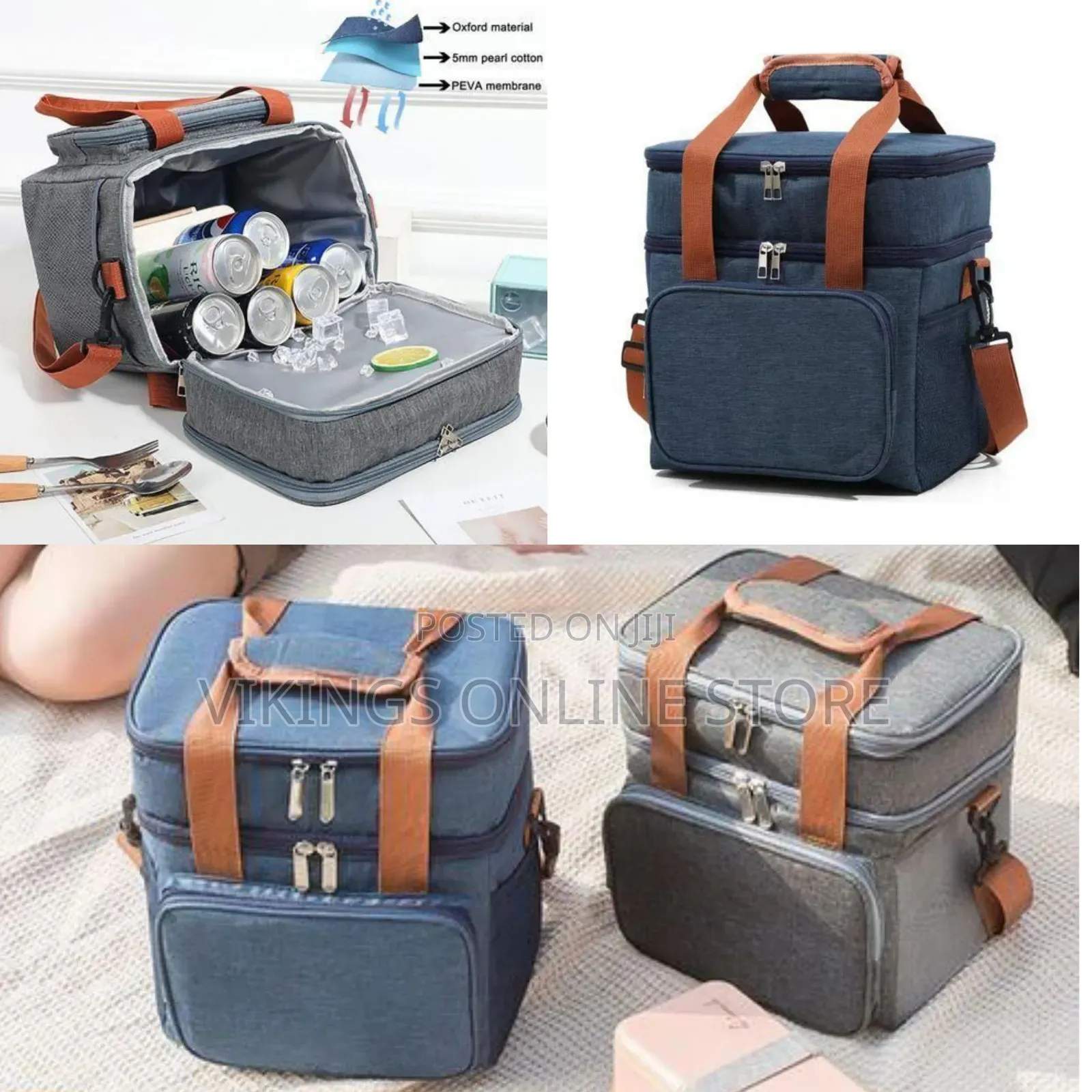 Ultimate Dual-Layer Insulated Cooler Bag - Multicolor