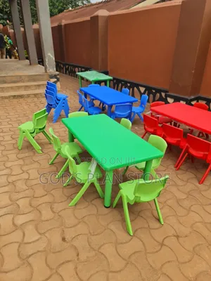 Conquered Kids Plastic Chairs and Table Kids Plastic Chairs and Table