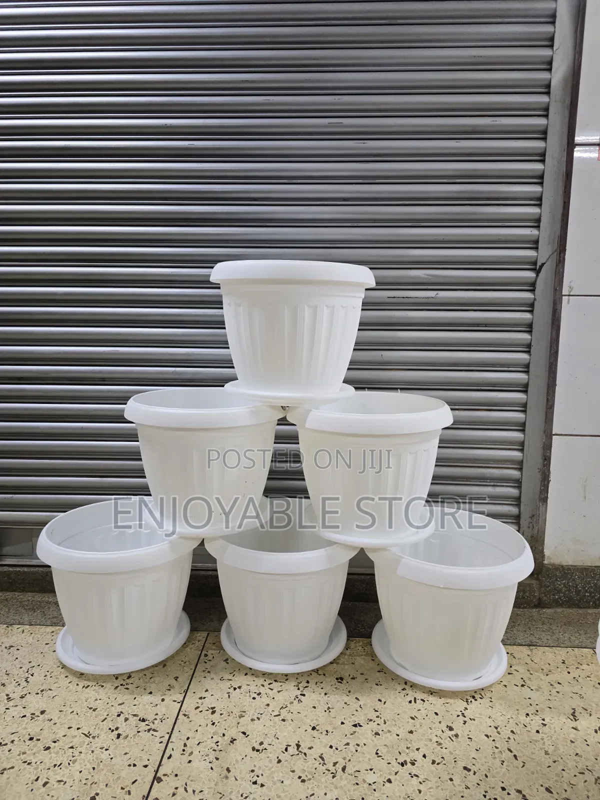 Stand Plastic Flower Pots Plastic Flower Pots