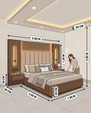 Wall Panel King-Size Wooden Beds Order Now Any Design