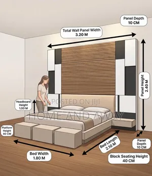 Wall Panel King-Size Wooden Beds Order Now Any Design