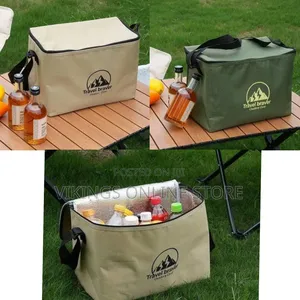 Premium Insulated Portable Cooler Bag for Outdoor Adventures-Multicolo