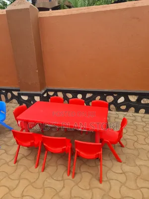 Classic 8pcs Kids Plastic Chairs and Table Kids Plastic Chairs