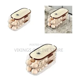 2-Layer Stackable Egg Storage Container