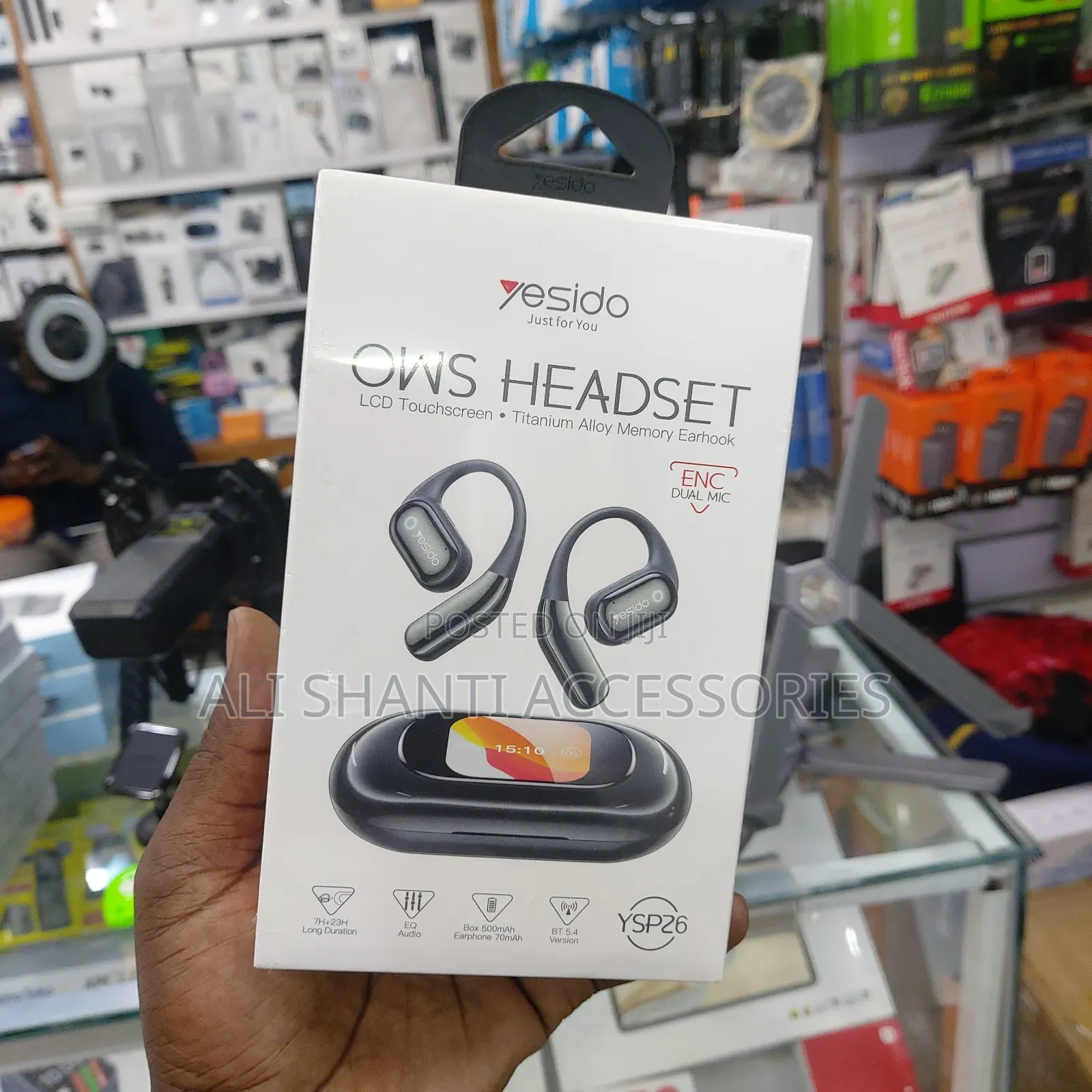 Ows Headset LCD Touch Screen Ysp26