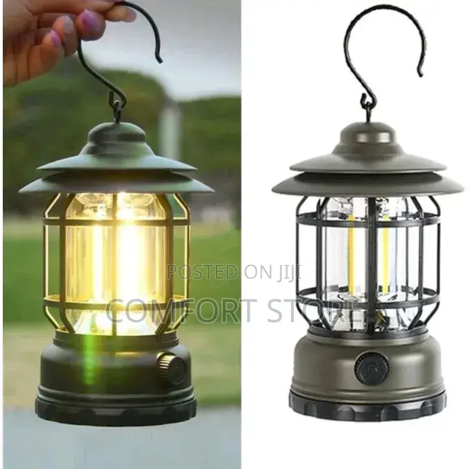 Outdoor Portable Solar Rechargeable Led Camping Lamp