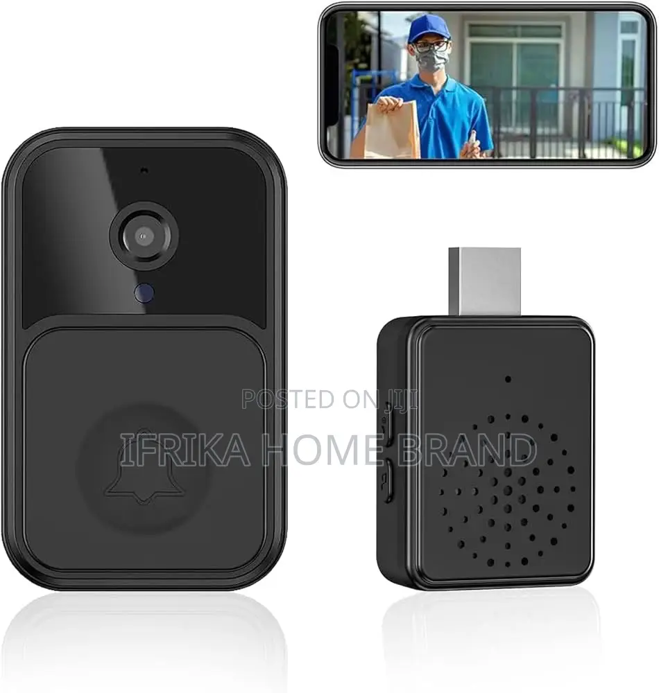 Smart Wireless Remote Video Doorbell, Camera Wireless Intercom Doorbel