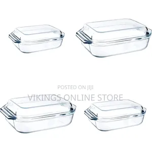 Borcam Rectangular Casserole Dish With Heat Resistant Oven Microwave