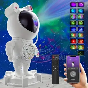 Starry Sky Effect Led Projector With Bluetooth Speaker, Astronaut