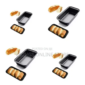 Pyrex Non Stick Carbon Steel Loaf Pan Mould for Baking Bread, Black