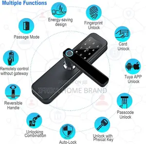 Fingerprint Door Lock Keyless Entry Keypad Biometric Lock
