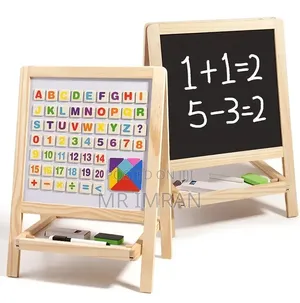 Wooden Double-Sided Easel Set