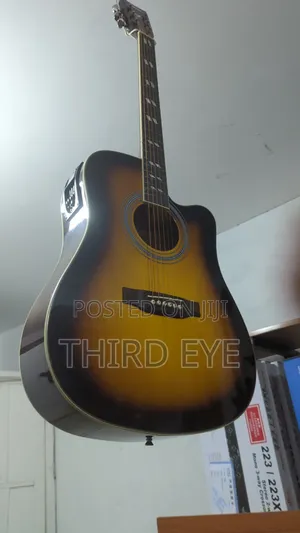 Acoustic Guitar With Strap (Brand New)