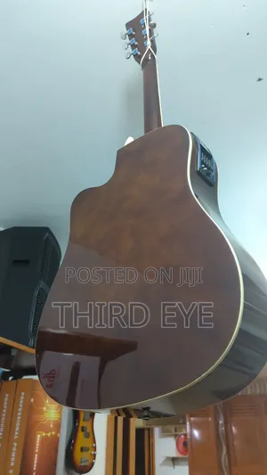 Acoustic Guitar With Strap (Brand New)