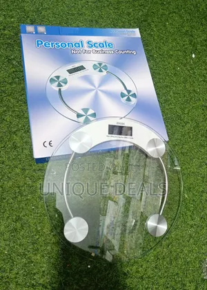Round Glass Electronic Personal Scale