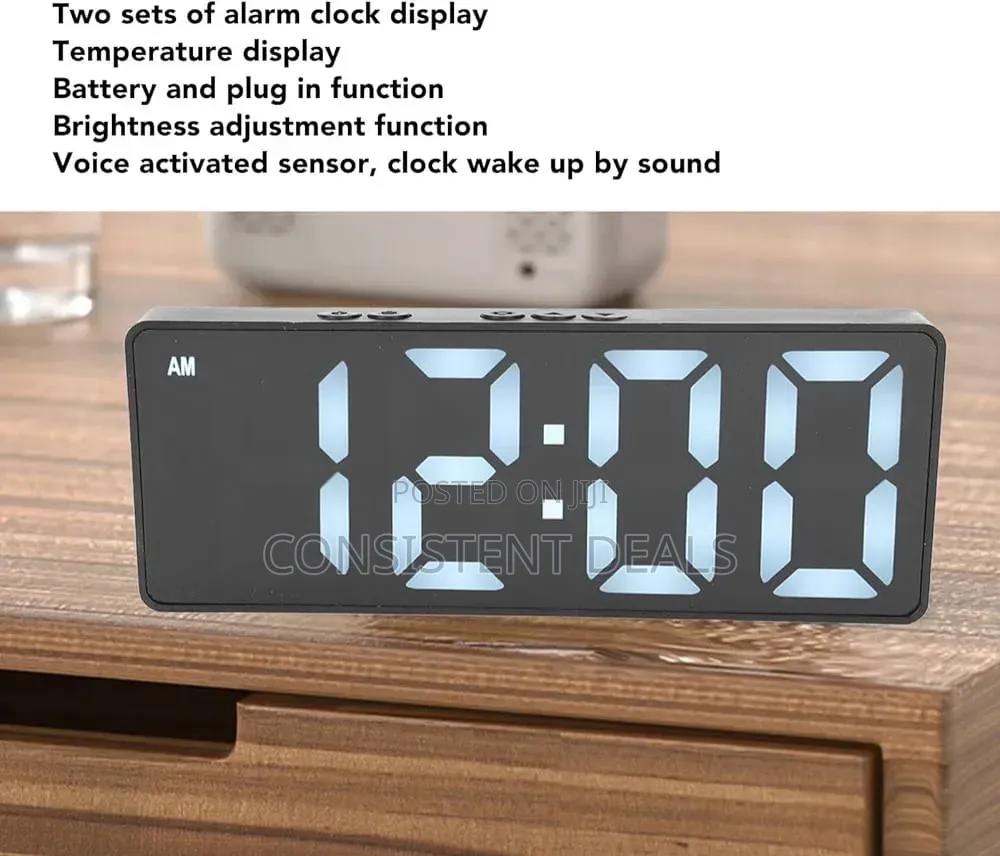 Digital Alarm Clock, Led Clock