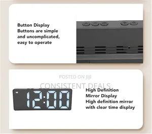 Digital Alarm Clock, Led Clock