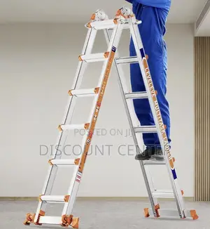 Extension Ladder With Two Stabilizer Bars 12 Steps