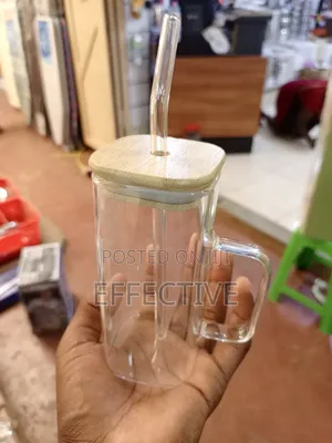 Square Glass Tumbler.