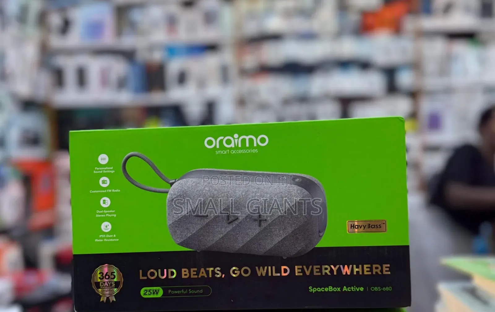 Oraimo Spacebox Active Portable Wireless Speaker