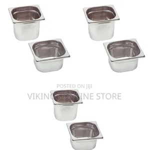 1l 2.2l Gastronorm Container Chafing Water Steam Food Pans- Silver