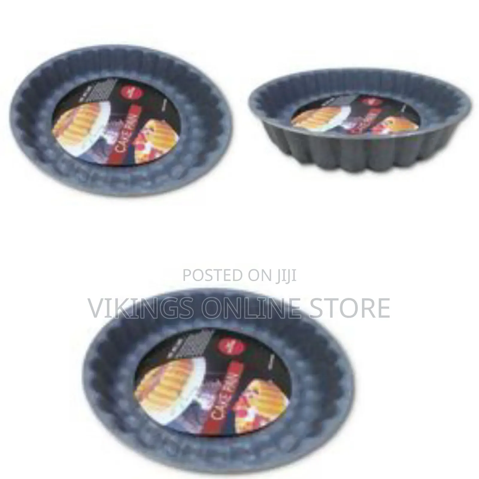28cm Decorative Nonstick Angel Baking Food Pie Cake Pan, Grey