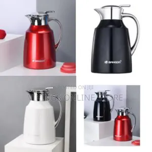 2 Litre Thermos Steel Carafe Flask Stainless Steel Jug, 8-12 Hr