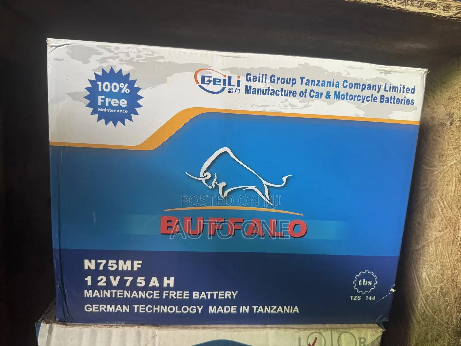 N75mf 12v 75ah Battery