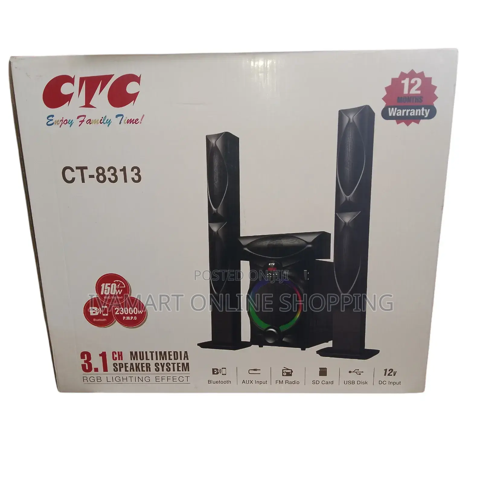 C.T.C 3.1ch Multimedia Speaker System