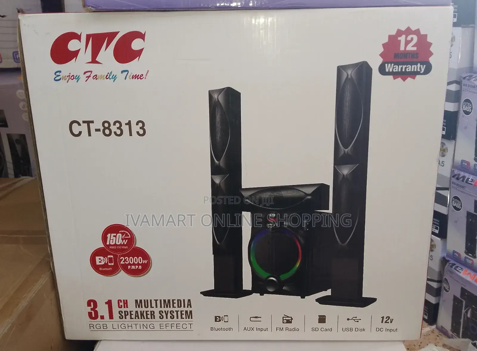 C.T.C 3.1ch Multimedia Speaker System