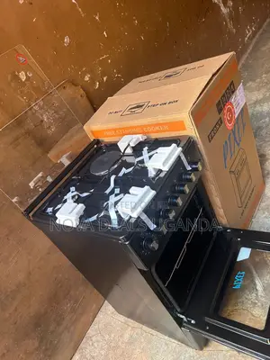 Pixel 50x60 Black Cooker 3+1 Gas Electric Oven