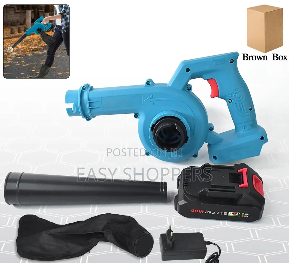 48v Lithium-Ion Cordless Air Blower With Battery and Charger