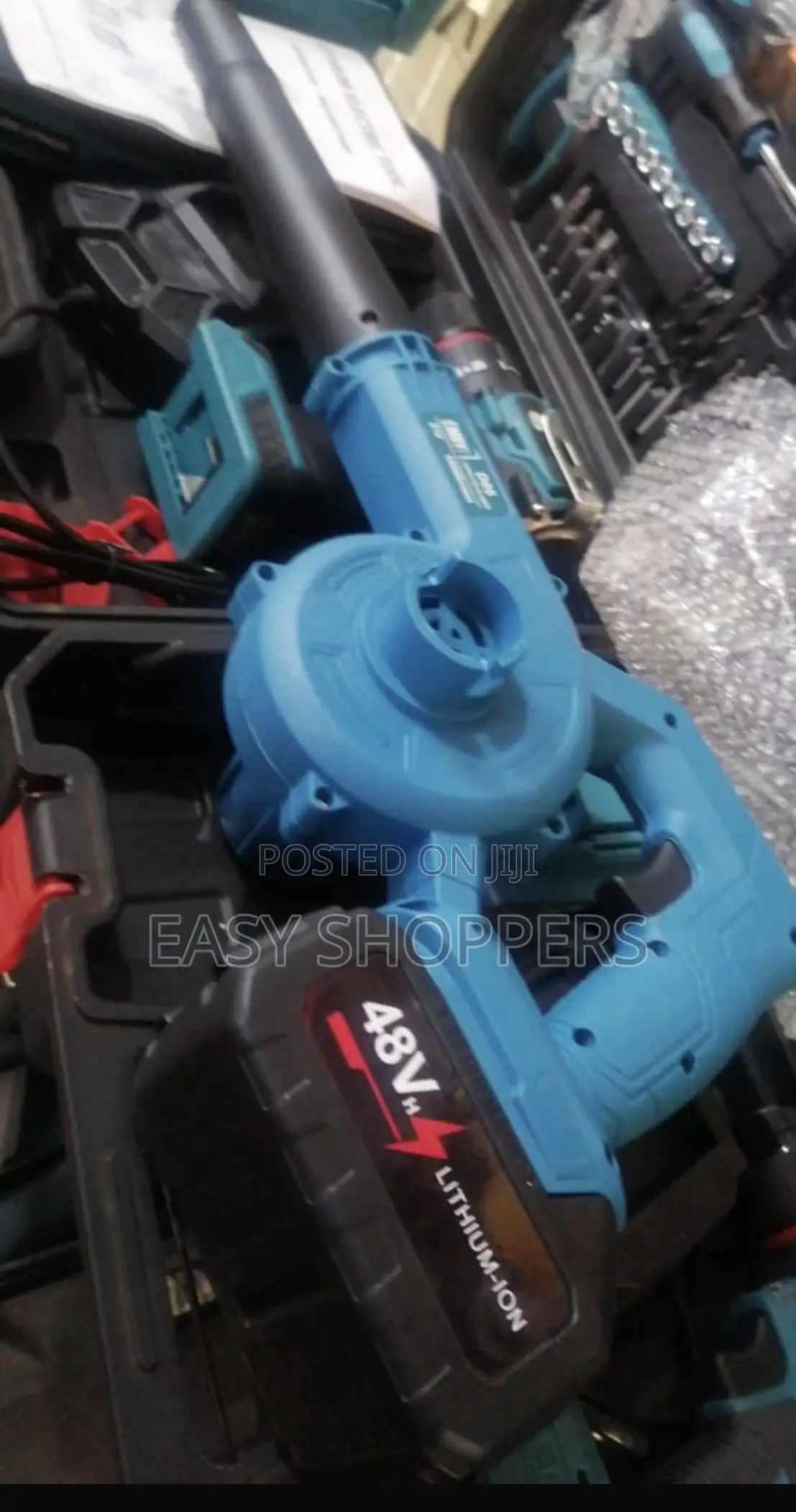 48v Lithium-Ion Cordless Air Blower With Battery and Charger