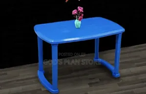 Patio 6people Plastic Table Plastic Table Blue