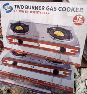 Table-Top Two Burner Gas Cooker.
