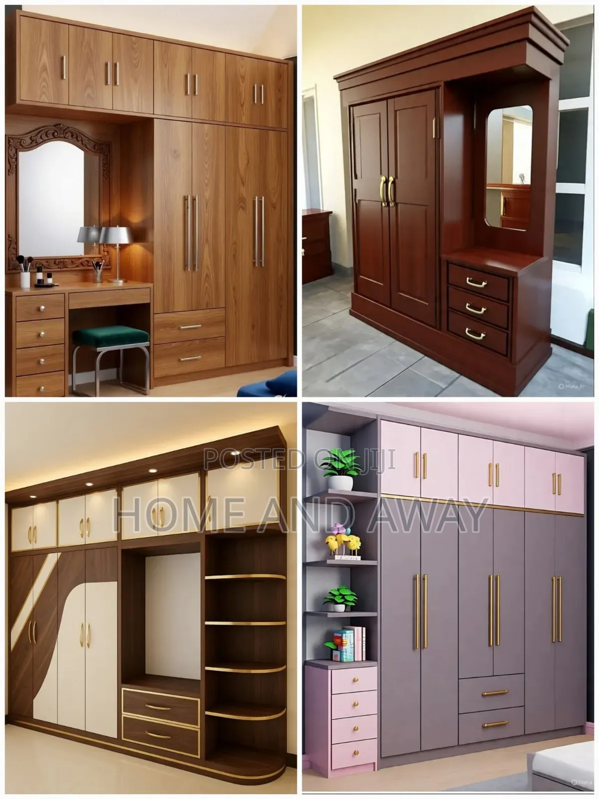 Nice Wardrobes in All Customization From 870,000/- Per Running Meter
