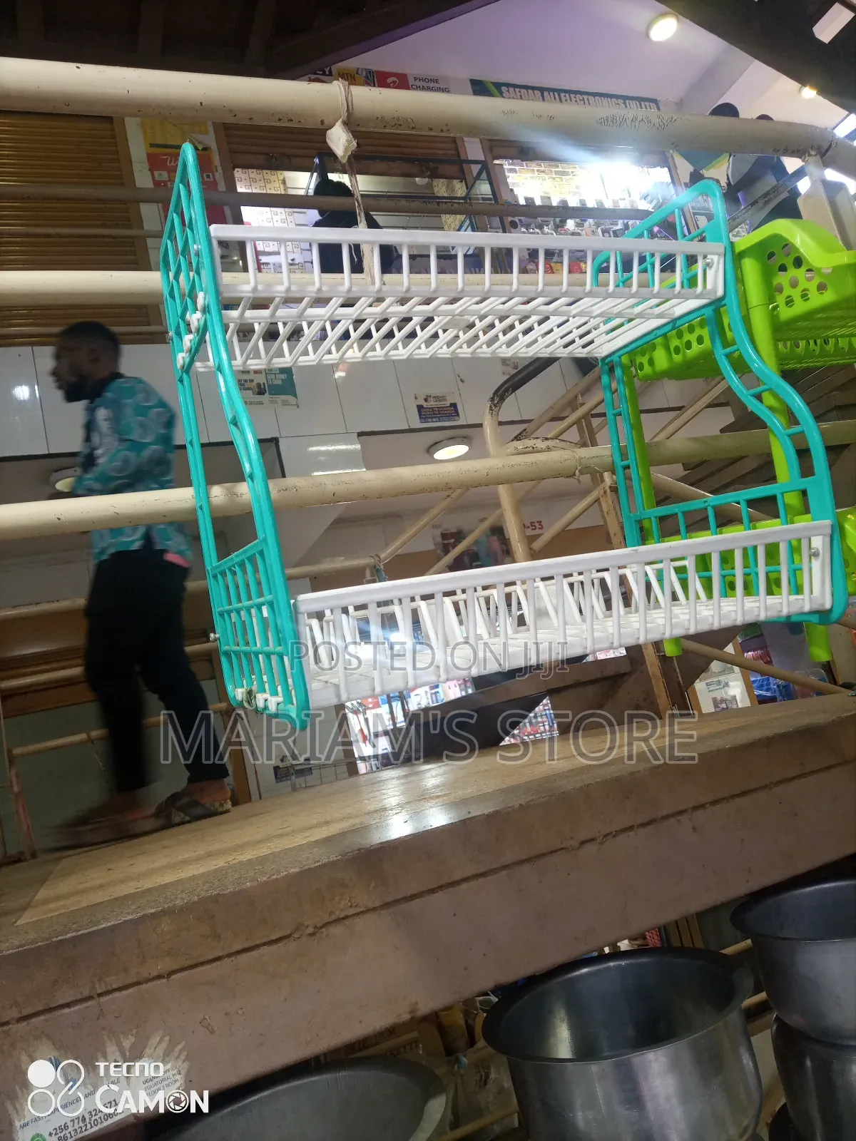 Plastic 2-tier Kitchen Dish Racks And Drainer