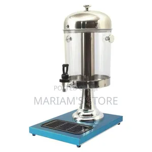 Stainless Steel and Polycarbonate Beverage Dispenser With an 8ltrs