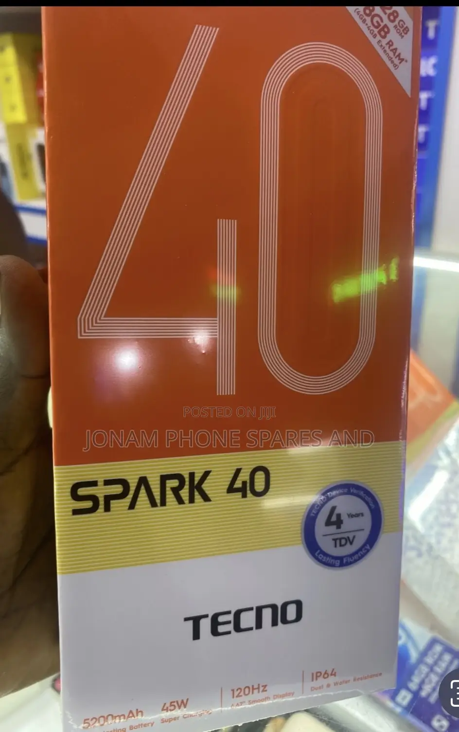 New Tecno Spark 40 128 GB Silver