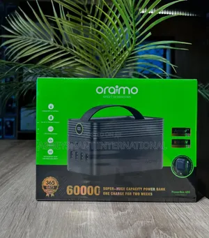 Oraimo Powerbox High-Capacity Portable Power Bank 60000amp Power Bank