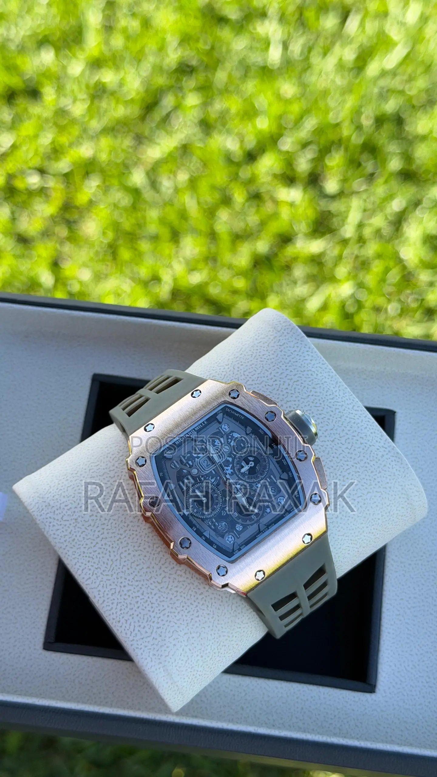 Rubber Strap Richard Mille Rm Automatic Flyback Chronograph