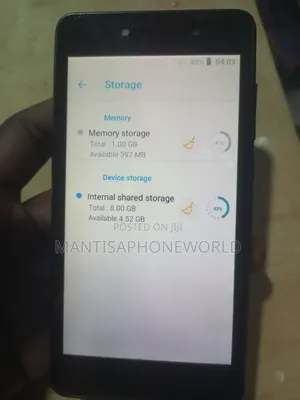 Tecno F1 8 GB Black