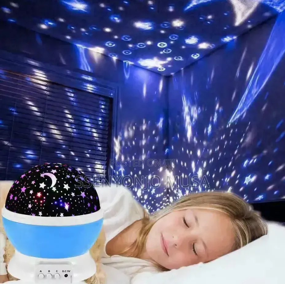 Star Projector Night Light Rotating Moon Lamp With Color Changing.