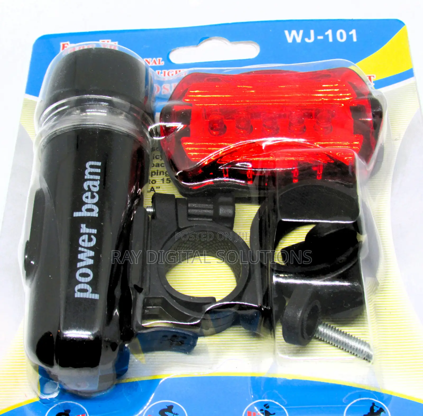 Waterproof Bicycle Light Set Multi-Function Led Lights Safety Battery
