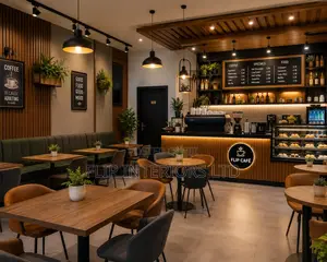 Cafe Interior Design Furnishing Services