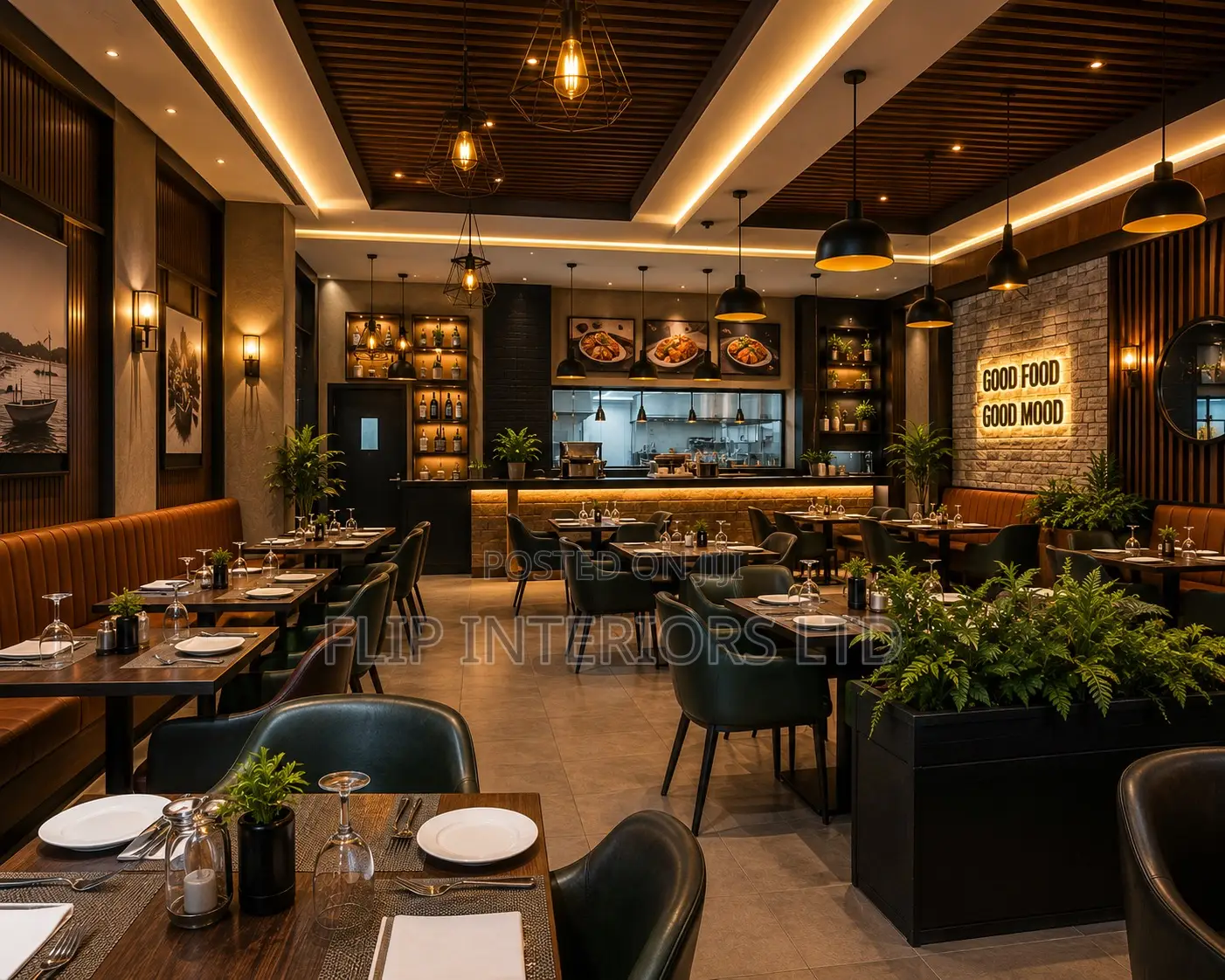 Restaurant Interior Design Furnishing Service