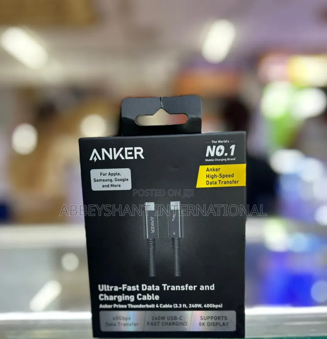 Usb Fast Charge Cable /Anker Prime Thunderbolt 4 Cable