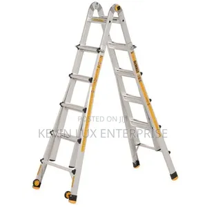 Foldable Extension Ladder 12 Steps